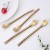 Import Bar Accessories Good Quality Golden Color Metail Straw Filter Spoon from China
