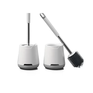 Bathroom accessories household soft strong tpr cleaning toilet brush set