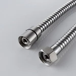 Bathroom Stainless Steel Replacement shower hose extra long 59-Inch Double Lock Handheld Shower Hose