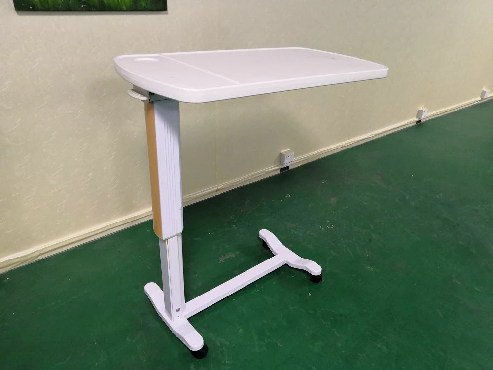 beauty hi-low adjustable hospital ABS over bed table