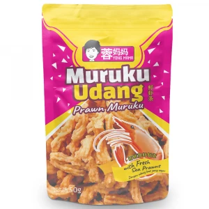 Best Asian Snacks Choice The Prawn Muruku Wholesale Instant Healthy Seafood Prawn Shrimp Snack Crispy Cracker Muruku