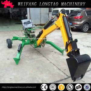 Buy Best Price 9hp Towable Mini Backhoe With Self Power Small Excavator ...