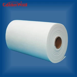 best sell and quality ceramic fiber wool paper for boiler insulation