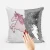 Best selling custom fabric cushion cover beautiful travel mermaid sequin pillow Unicorn custom pillow Magic sequin emoji pillow