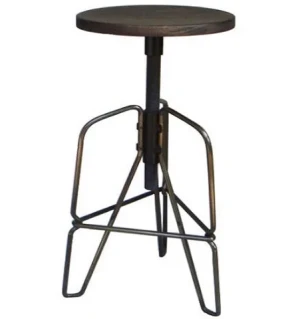 Best Selling High Quality Metal Iron Stool Industrial Modern Design Front Sitter Medical Pharmacy Hotel Kitchen Store Display