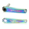 Bicycle crankset-170mm 104 BCD colorful crank set parts with bottom bracket for bicycle crank replacement WAKE crankset