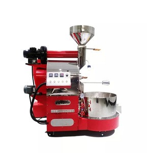 Bideli Coffee Roster Machine 3kg Hot-sale Gas Stainless Steel Red Silver 3kg/time Coffee Roaster tostadora de cafe industrial