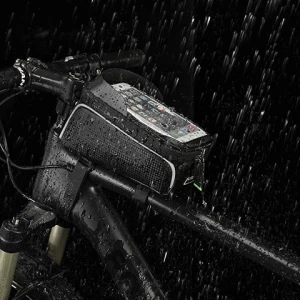 Bike Phone Front Frame Bag Waterproof Bicycle Phone Mount Bag Phone Case Holder Cycling Top Tube Frame Bag