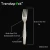 Import Biodegradable compostable CPLA cutlery set with knife fork spoon from China