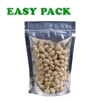 biodegradable stand up pouch snack food kraft paper mylar aluminium foil mylar plastic food packaging bags