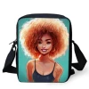 Black Art African Girls Printing Women Handbags for Kids Mini Shoulder Messenger Bag Children Crossbody Bags Satchel Book Bag