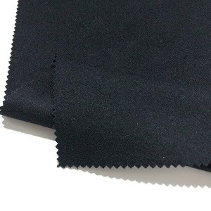 black merino jersey barathea woven woolen acrylic 60% melton suiting wool fabric