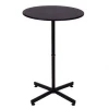 Black Pub kitchen furniture bar table set with 2 stools