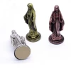 Blessed Virgin Mary Metal Statues Antique Maria Catholic Religious Church Gift Decorative