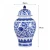 Import Blue and white porcelain wrapped lotus general tank storage tank Jingdezhen porcelain vases from China