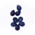 Blue synthetic pear cabochon cut star sapphire loose gemstone per piece price