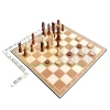 Board Game Classic 3 in 1 Chess Game Checkers Game Dominoes