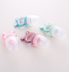 BPA-Free Baby Teether Soother Teething Toy Silicone Pouches Silicone Baby Fruit Feeder Pacifier For Infant