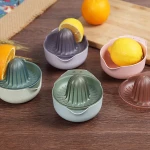 BPA free baby wheat straw  citrus squeezer fruit mini orange plastic lemon manual juicer