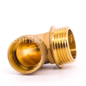 Brass compression fitting pipe connector welded elbow lateral pipe fitting