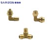 Brass quick pneumatics air copper parts connect tee fitting