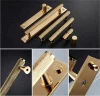 Brass/copper unique furniture handle designer knurling furniture/Cabinet handle