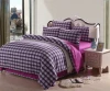 bright color manufacter 100% linen plaid jacquard style bamboo bed sheets,bamboo bed sheet sets