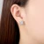 Import Brilliant Princess Cut Zircon Women square Stud Earrings Classic Earrings Party Jewelry from China