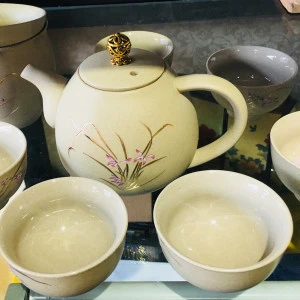 Camellia Bone China Coffee Set Porcelain Tea Set Ceramic Pot Creamer Sugar Bowl Teatime Teapot Coffee Cup