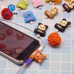 Cartoon Pattern 2 In 1 Splitter For iPhone 7 8 X Adapter Double Jacks Headphone Audio Adapter Charger Splitter