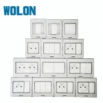 CE ROHS Approved French standard waterproof wall switch 16A electrical switch and socket