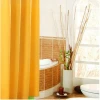 Cheap price damask shower curtain plain white