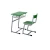 Import Cheap Single Wooden Classroom School Desk and Chair Adjustable School furniture from China