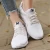 Import Cheap Wholesale Couples Flying Weave Mesh Sports Shoes Trend Men Casual Student Running White Shoes from China