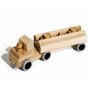 Cheap Wholesale Kids Wooden Educational Car Toy Vehicle