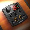 Cherub GT-5 Preamp Piezo Guitar 3-Band EQ Equalizer with Chromatic Tuner and PhaseWith phase and tuner function