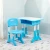 Import Children furniture set plastic steel multilayer board plastic study painting table and chair set kids play table from China