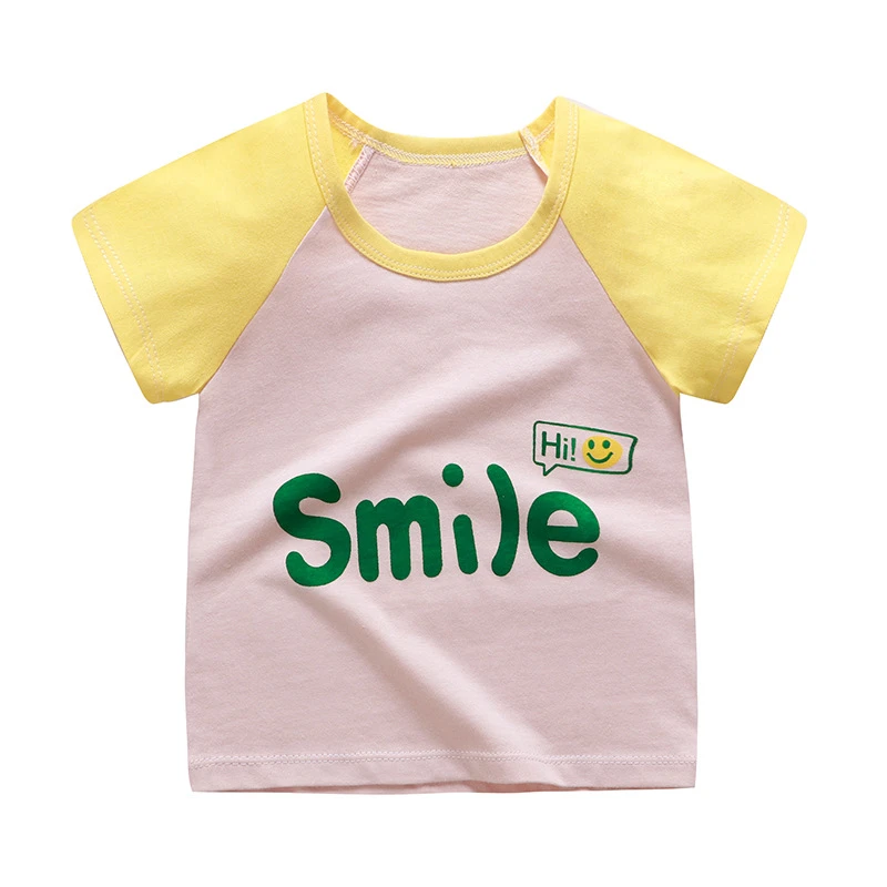 Children&#x27;s T-shirt short sleeve pure cotton boys&#x27; baby cartoon short sleeve girls&#x27; summer new Korean single top children&#x27;s wear