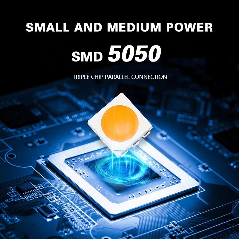 china 1W SMD 5050 EMC LED chip street light 220LM/W 5050 smd led chip high bay  flood light chip