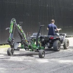 China best 9HP atv towable backhoe for sale,backhoe mini,mini backhoe towable
