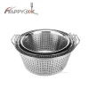China factory direct sales custom made stainless steel compote mini colander fruit basket for kitchen