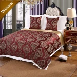 China factory manufacturer queen size quilted hotel bedspreads wholesale
