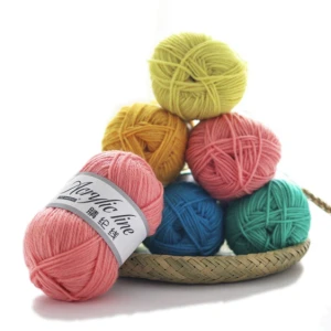 china hot sale acrylic wool baby knitting yarn for hand knitting