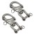 China Manufacture SS304/SS316 Stainless Steel Rigging Boat Yacht Marine Hardware Fixed Sanp Shackle