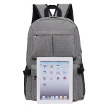 china plain canvas oxford fabric smart school backpack travel back pack sports softback laptop backpacks custom logo for women
