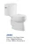Import China Sanitary Ware Dual Flush Wc Water Saving White Ceramic Bathroom Washdown Two Pieces  Toilet With Slow Close Seat Cover from China