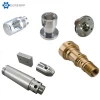 china supplier aluminum copper and plastic CNC machining for computer parts