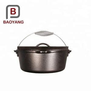 China supplier color enamel cast iron round dutch oven