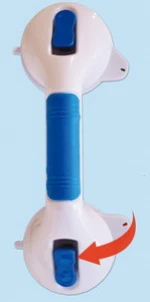 China Wholesale Bathroom Safety Suction Grab Bar With Indicator