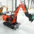 Import chinese mini excavator for sale towable mini excavator 800kg from China
